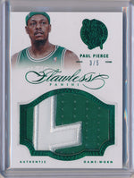 Panini 2012-2013 Flawless Emerald Jumbo Patches #41 Paul Pierce 3/5