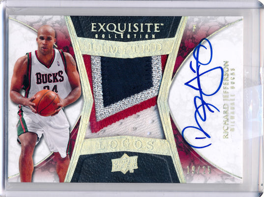 Upper Deck 2008-2009 Exquisite Collection Limited Logos #LLRJ Richard Jefferson 19/25