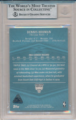 Topps 2007-2008 Triple Threads Sapphire #96 Dennis Rodman 1/1 / BGS Grade 9