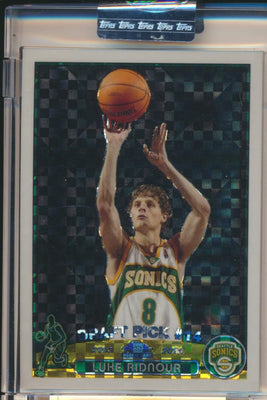 Topps  2003-2004 Chrome  X-Fractor #124 Luke Ridnour 182/220