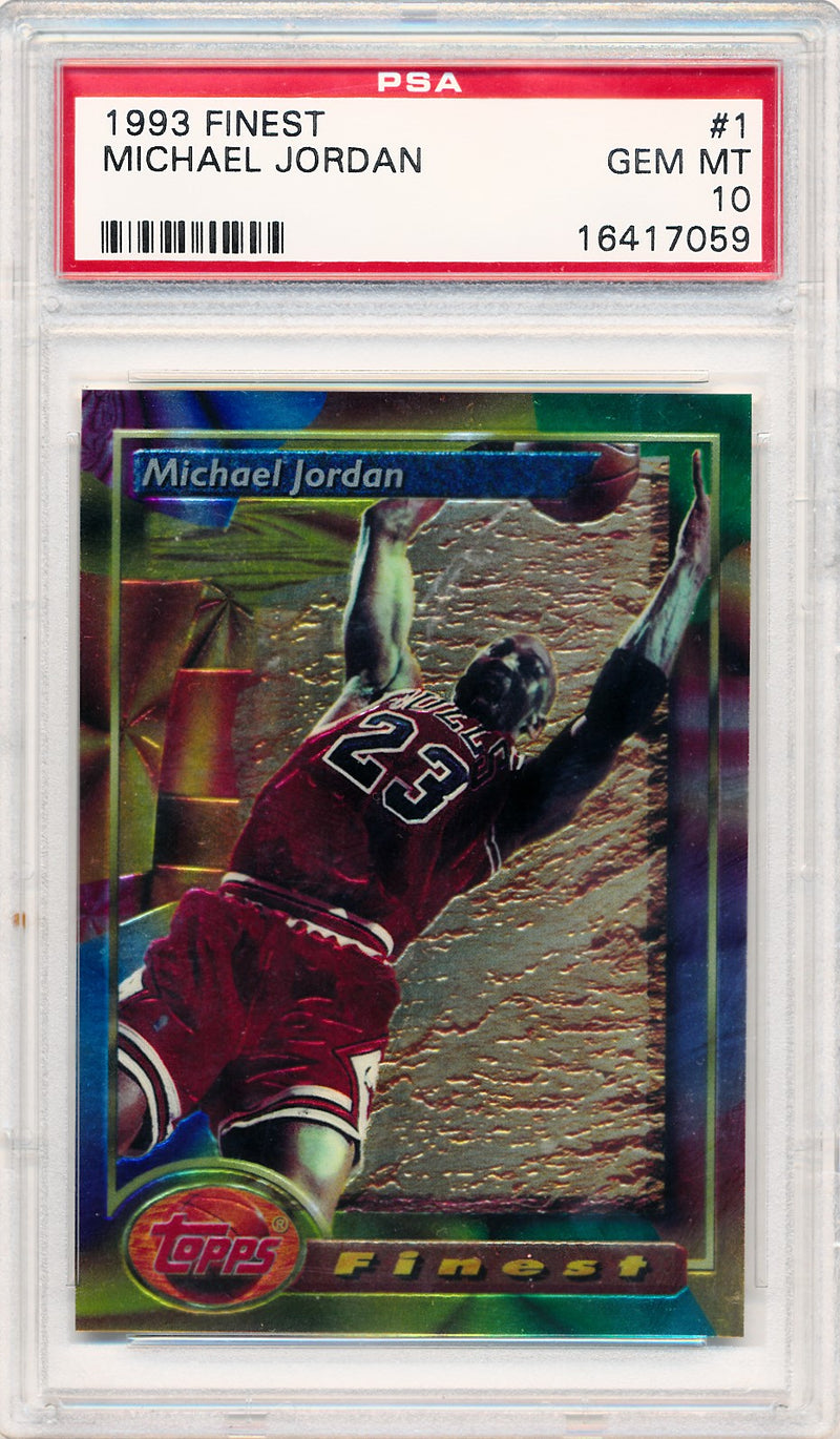 Topps 1993 Finest  #1 Michael Jordan  / PSA Grade 10