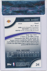 Topps 2008 Finest Refractor #24 Kobe Bryant 62/75