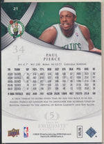 Upper Deck 2007-2008 Exquisite Collection Base #21 Paul Pierce 95/225