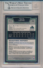 Topps 2008-09 Bowman Chrome Red Refractors #115 Kevin Love 2/5 / BGS Grade 9