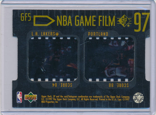 Upper Deck 1996-1997 SP  NBA Game Film #GF5 Shaquille O'neal