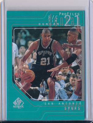 Upper Deck 1997-1998 SP Authentic Profiles #P37 Tim Duncan