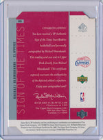Upper Deck 1998-1999 SP Authentic Sign Of The Times #MO Michael Olowokandi