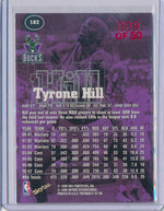 SkyBox 1997-1998 Premium Star Rubies #182 Tyrone Hill 9/50