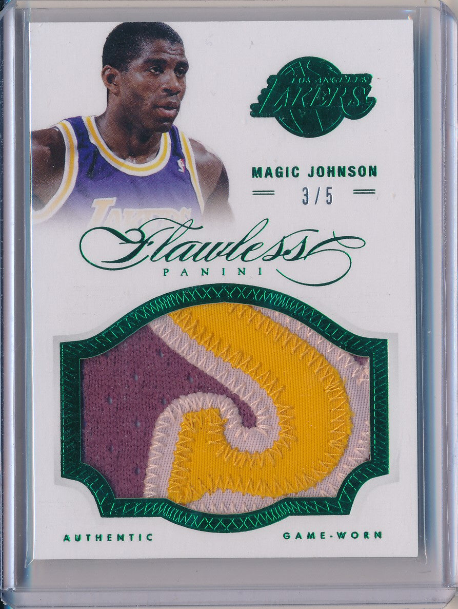 スポーツ選手 Panini Magic Johnson auto /35 2020 Prizm Magic Johnson Auto Sensational Signatures