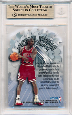 Skybox 1996-1997 E-X2000 A Cut Above #5 Michael Jordan 5/10 / BGS Grade 9.5