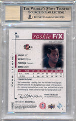 Upper Deck 2011-2012 SP Authentic Autographs #88 Kawhi Leonard 23/50 / BGS Grade 9.5 / Auto Grade 10