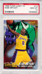 Fleer 1996 Lucky 13  #13 Kobe Bryant  / PSA Grade 10