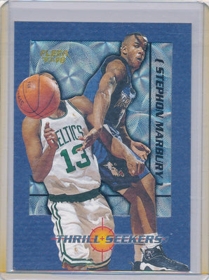 Fleer 1997-98 Basketball Thrill Seekers #8/10TS Stephon Marbury none