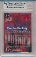 SkyBox 1997-1998 Premium Star Rubies #28SR Charles Barkley 42/50 / BGS Grade 8.5