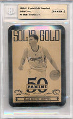 Panini 2010-2011 Gold Standard Solid Gold #3 Blake Griffin 1/1