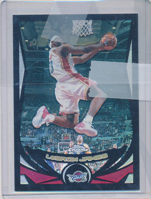 Topps 2005 Chrome Black Refractor #23 Lebron James 276/500