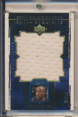 Upper Deck 2003-2004 Exquisite Collection Extra Exquisite Jumbo Patch #EE-JH Jarvis Hayes 26/75