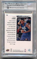 Upper Deck 2009-2010 Exquisite Collection Rookie Parallel #46 Tyreke Evans 6/2 / BGS Grade 8.5 / Auto Grade None