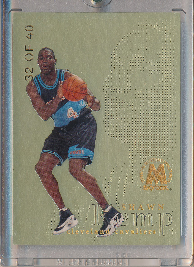 SkyBox 1998-1999 Molten Metal Fusion Titanium #42F Shawn Kemp 32/40