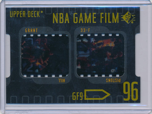 Upper Deck 1996-1997 SP  NBA Game Film #GF9 Grant Hill