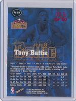 SkyBox 1997-1998 Premium Star Rubies #75SR Tony Battie 15/50