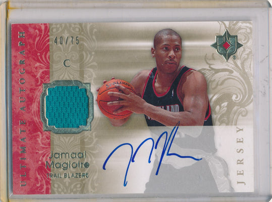 Upper Deck 2006-07 Ultimate Collection  Ultimate Jersey Autographs #AU-JM Jamal Magloire 40/75