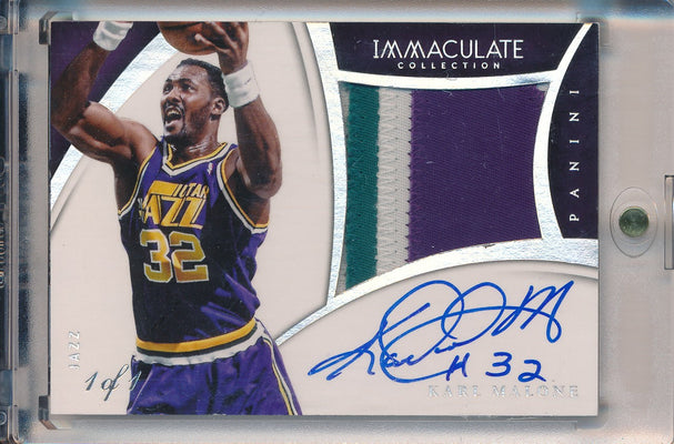 Panini 2014-2015 Immaculate Collection Basketball #39 Karl Malone 1/1