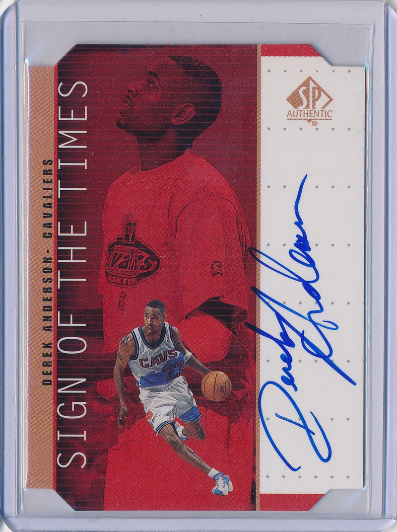 Upper Deck 1998-1999 SP Authentic Sign Of The Times #DA Derek Anderson