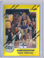 Topps 1996-1997 Finest Reprint Refractor #235 John Stockton