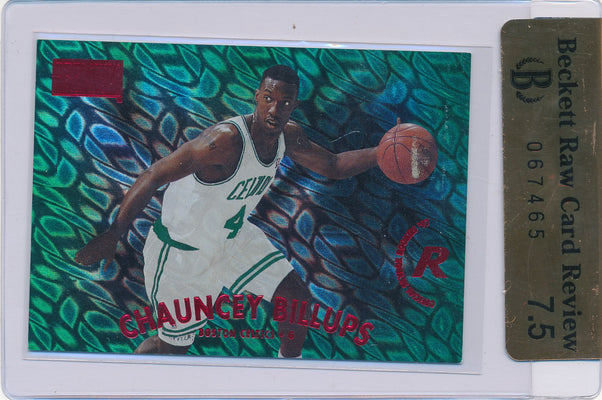 SkyBox 1997-1998 Premium Star Rubies #147 Chauncey Billups 24/50 / BGS Grade 7.5