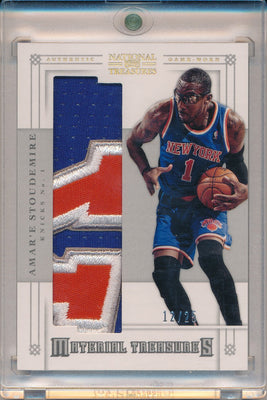 Panini 2012-2013 National Treasures Material Treasures #49 Amar'e Stoudemire 12/25