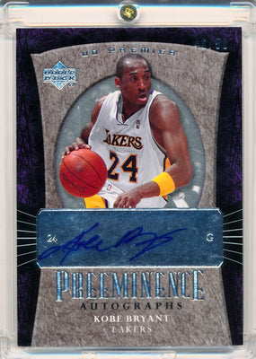 Upper Deck 2007-2008 UD Premier Preeminence Autographs #PEKB Kobe Bryant 46/50