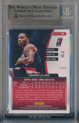 Panini 2012-2013 Totally Certified Green #70 Damian Lillard 4/5 / BGS Grade 9.5