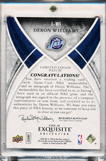 Upper Deck 2009-2010 Exquisite Collection Limited Logos #LWI Deron Williams 4/18