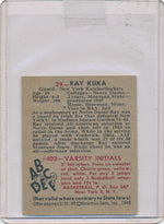 New York Knickerbockers  #39 Ray Kuka  / PSA Grade