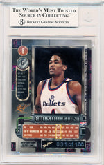 Skybox 1997-1998 Metal Universe Championship Precious Metal Gems Red #8 Rod Strickland 31/100 / BGS Grade 8