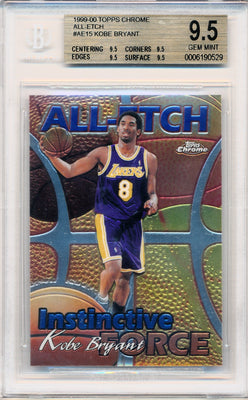 Topps 1999-2000 Chrome All-Etch  #AE15 Kobe Bryant  / BGS Grade 9.5