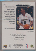 Upper Deck 2009-2010 Exquisite Collection Rookie Auto #57 Jeff Teague 8/225