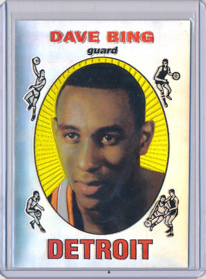 Topps 1996-1997 Finest Reprint Refractor #55 Dave Bing