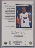 Upper Deck 2009-2010 Exquisite Collection Rookie Auto #56 Marcus Thornton 133/225