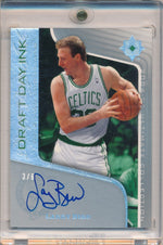 Upper Deck 2004-2005 Ultimate Collection Draft Day Ink #DD-LB Larry Bird 3/6