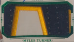 Panini 2015-2016 National Treasures Emerald RPA #111 Myles Turner 4/5 / BGS Grade 9 / Auto Grade 10