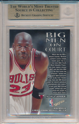 SkyBox 1997-1998 Z-Force Big Men On Court #9/15BMOC Michael Jordan  / BGS Grade 9.5