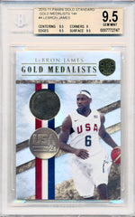 Panini 2010-2011 Gold Standard Gold Medalists 14k #4 Lebron James 2/10 / BGS Grade 9.5