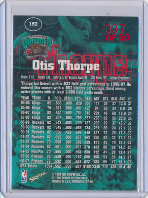 SkyBox 1997-1998 Premium Star Rubies #152 Otis Thorpe 37/50