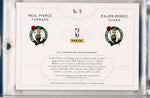 Panini 2012-2013 National Treasures NBA Logoman Combos #5 Paul Pierce / Rajon Rondo 3/3