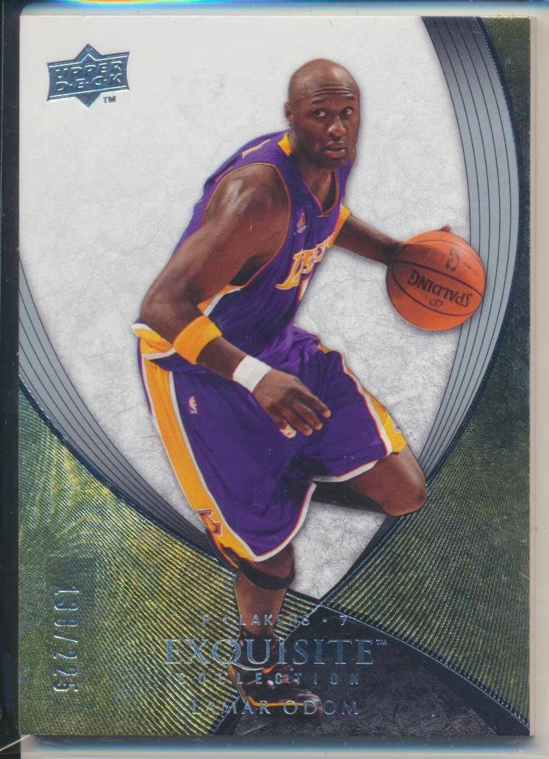 Upper Deck 2007-2008 Exquisite Collection Base #31 Jamar Odom 138/225