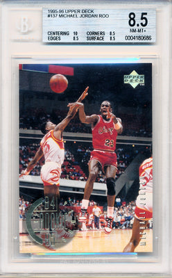 Upper Deck 1995-1996   #137 Michael Jordan  / BGS Grade 8.5