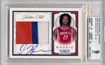 Panini 2009-2010 National Treasures Century Platinum #207 Jordan Hill 5/5 / BGS Grade 9 / Auto Grade 10