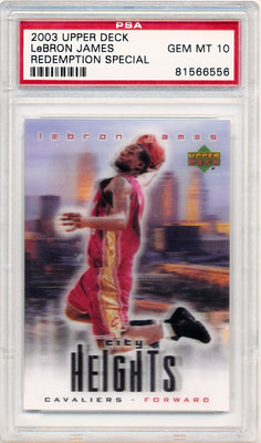 Upper Deck 2003-2004 Redemption Special  # Lebron James  / PSA Grade 10